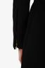 Gucci Black Wool Belted Jacket Size 40