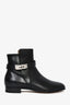 Hermès Black Leather Neo Kelly Ankle Boots Size 36