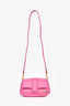 Jacquemus 2024 Pink Leather Le Petit Bambinou Shoulder Bag
