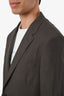 Prada Brown Single-Breasted Blazer Size 56R Men's