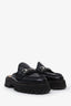 Gucci Black Patent Leather Horsebit Slip On Loafers Size 41 Mens