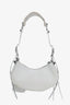 Balenciaga Silver Glitter Le Cagole Shoulder Bag