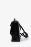 Pre-loved Chanel™ 22K Black Patent Leather Quilted Large School Memory Top Handle Flap Backpack