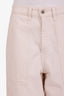 AG Cream 'Camille' Utility Barrel Jeans Size 27