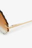 Chloe Yellow Round Frame '143S' Sunglasses