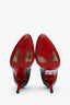 Christian Louboutin Black Leather Platform Heels Size 38