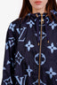 Louis Vuitton Navy Midnight Monogram Hooded Parka Size 36