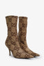 Gucci x Balenciaga Brown GG Knife Sock Boots Size 37.5