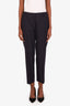 Dries Van Noten Navy Wool-Blend Double Trousers Size 42