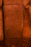 Max Mara Brown Suede Canvas Logo Reversible Tote