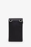 Prada Black Saffiano Leather Smartphone Pouch