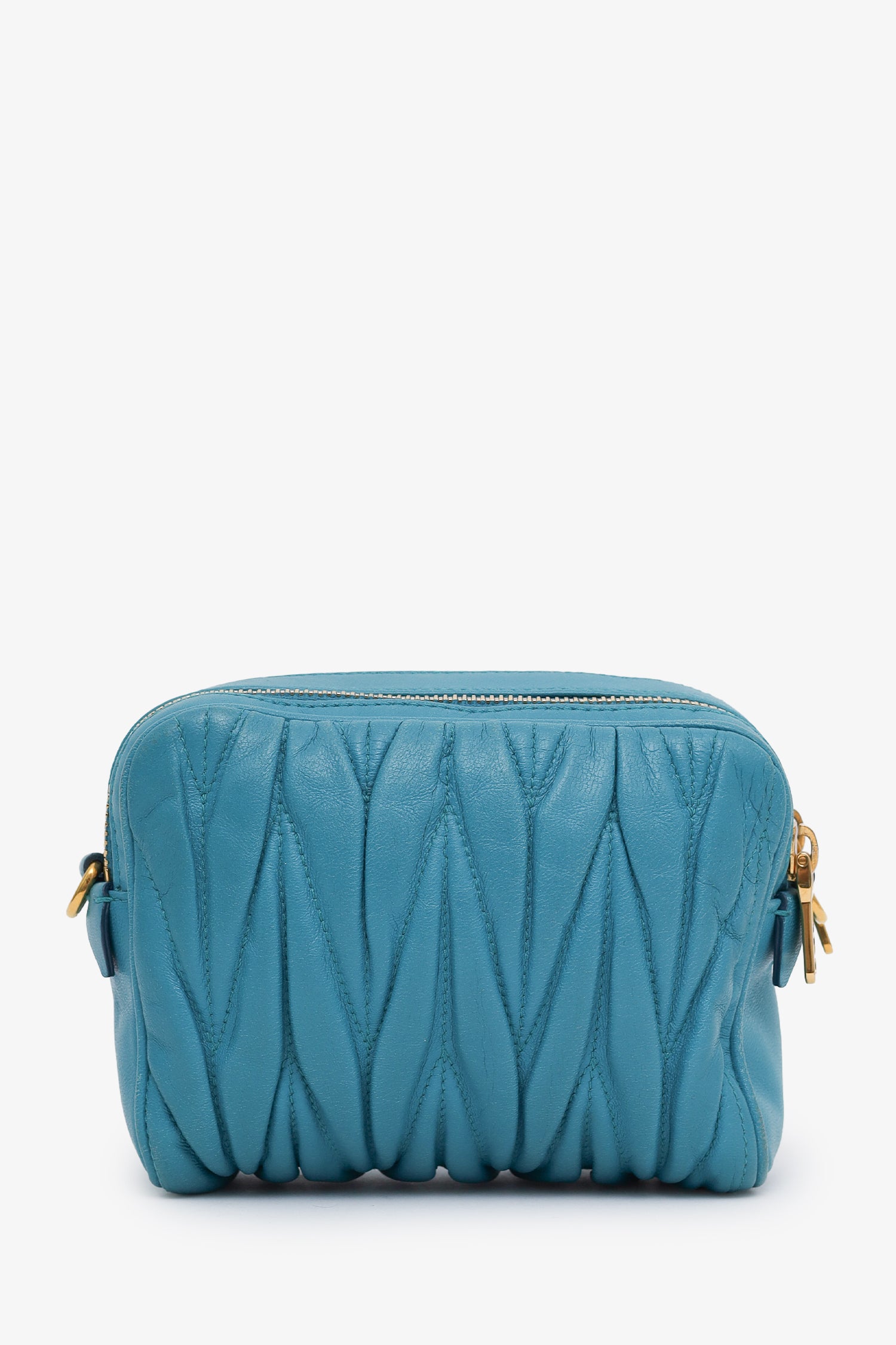 Miu Miu Teal Leather Crossbody Bag – Mine & Yours
