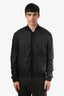 Louis Vuitton Black Jersey Reversible Monogram Zip Up Jacket Size M Men's