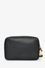 Versace Black Leather Medusa Pouch With Wrist Strap