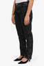 Vetements Black Denim Zipper Detail Straight Leg Jean Size L
