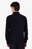 Ralph Lauren Purple Label Navy Suede Barron Overshirt Size S Mens
