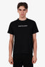 Burberry Black Cotton 'What Is Love' T-Shirt Size S Mens