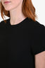 Theory Black Layered Short Sleeve Dress Size 2