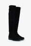 Stuart Weitzman Black Suede Knee High Boots Size 7