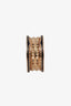 Bvlgari 18K Rose Gold & Black Ceramic B.Zero1 Rock 4-Band Ring Size 66