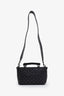 Valentino Garavani Black Quilted Leather Rockstud Top Handle With Strap