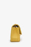 Pre-loved Chanel™ 2015-2016 Yellow Chevron Leather Mini Rectangular Flap Bag