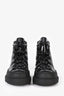 Gucci Black Leather Ghibli Interlocking GG Hiking Boots Size 8 Mens