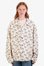 Gucci Cream Denim Graphic Jacket Size 52