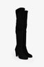 Stuart Weitzman Black Suede Over The Knee Boots Size 39