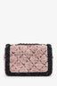 Pre-loved Chanel™ 24P Black/Pink Sequins CC Mini Single Flap Bag