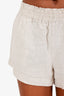 Reformation Beige Linen Shorts Size S
