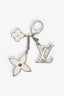 Louis Vuitton Silver Tone/White Fleur D'Epi Charm