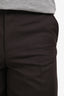 Gucci Cruise 2024 Brown Wool Skater Wide Leg Trousers Size 46 Men's