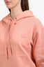 Acne Studios Pink 'Ferris Face' Hoodie Size S