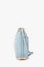 Fendi Blue Leather Small Fendigraphy Bag with Strap