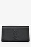 Saint Laurent Black Leather Belle de Jour Large Clutch