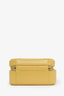 Pre-loved Chanel™ 2019 Yellow Caviar Leather Vertical Filigree Vanity Case