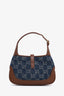 Gucci Blue GG Denim Jackie 1961 Mini Shoulder Bag with Strap