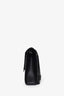 Saint Laurent Black Grained Leather Large Envelope Shoulder Bag