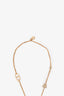 Christian Dior Gold Tone 'Petit CD Double' Bracelet