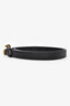 Gucci Black Leather GG Marmont Thin Belt Size 90/36