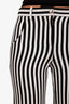 Pre-loved Chanel™ La Pausa 19C Black/White Striped Wide Pants Size 34