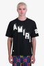 Amiri Black Cotton Flocked Hockey Skater T-Shirt Men's Size XS