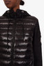 Moncler Black Cotton Zip Down Hoodie Size XS