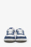 Christian Dior Blue Denim/White Calfskin B27 Uptown Low-Top Sneaker Size 44 Mens