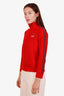 Gucci Red Cherry Embroidered Zip-Up Jacket Size XS