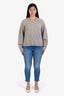 MOTHER Light Blue Denim Mid Rise Dazzle Crop Jeans Size 32