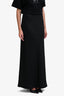 Theory Black Linen Blend 'Fluid' Maxi Skirt Size 4