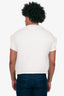 Loewe White Anagram Mohair-Blend Sweater Vest Size S Mens