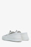 Hermès White Leather Game Slip On Sneakers Size 35